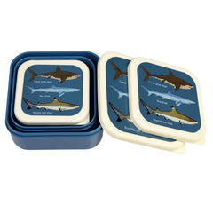 Sharks Snack Boxes Set Of 3