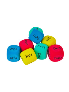 One x Foam Māori Dice Number Game