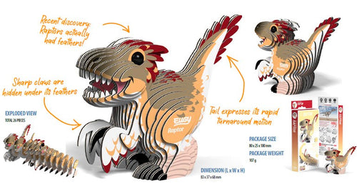 3D Cardboard Kit Set - Raptor