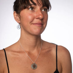 Recycled Glass Rātā Flower Pendant