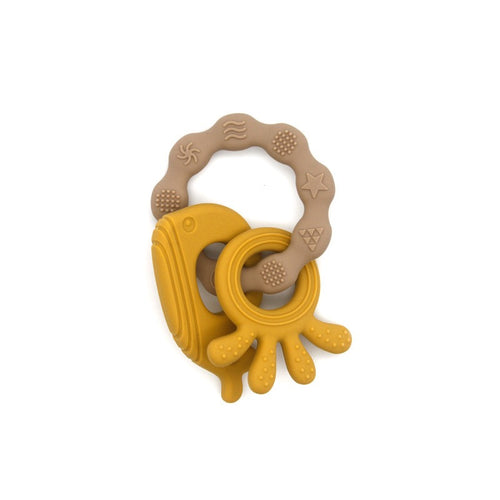 Animal Teether Rings Silicone - Whale