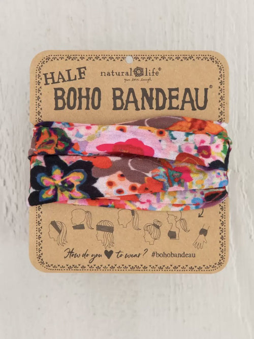 Half Boho Bandeau - Meadow Pink