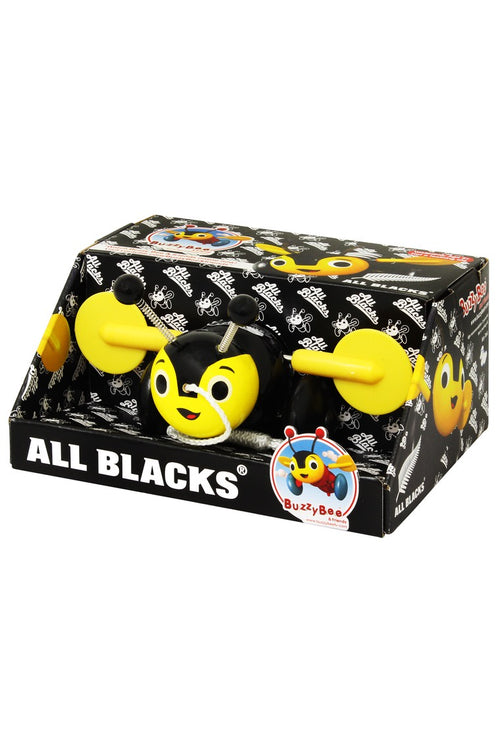 All Blacks Buzzy Bee Pull Along Wooden Toy