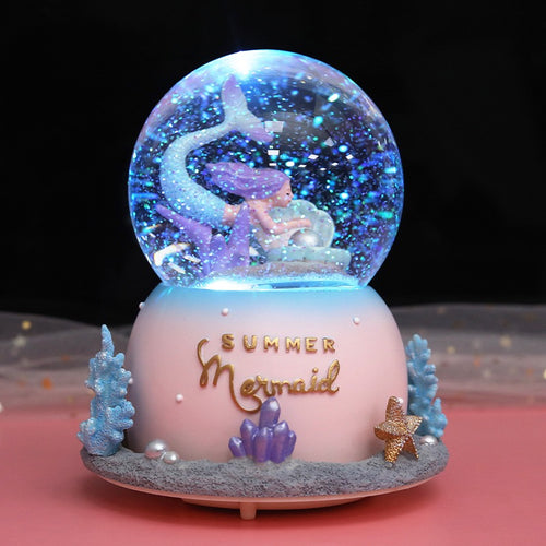 Mermaid Snow Globe Super Large