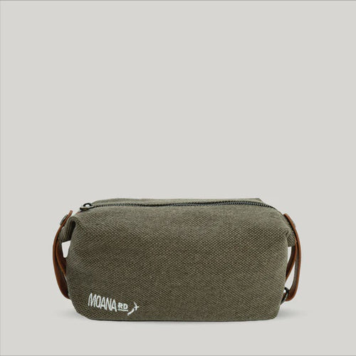 Toiletry Bag - Canvas - Brown