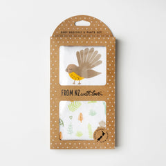 Coloured Fantail Bodysuit & Pants Set