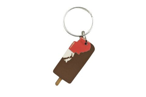 Kiwi As Jelly Tip Key Ring