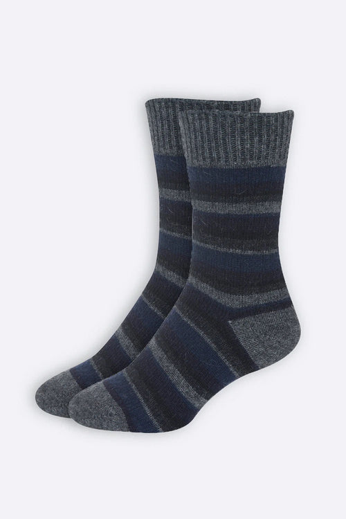 Merino Possum Striped Socks