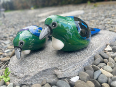 NZ Made Ceramic Bird Ornament - Tui