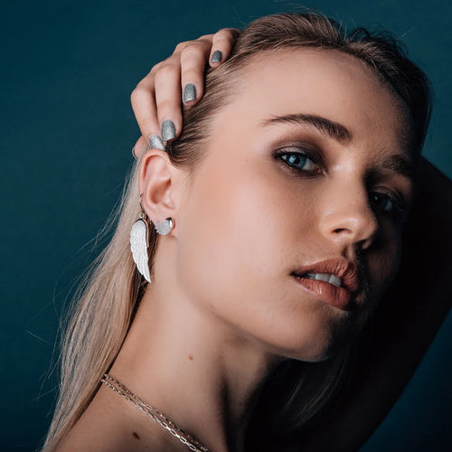 Nick Von K - Huia Feather Earrings