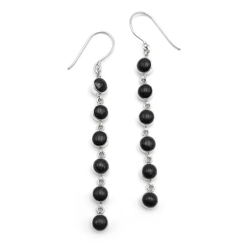 Nick Von K - Black Pounamu Babylon Earrings
