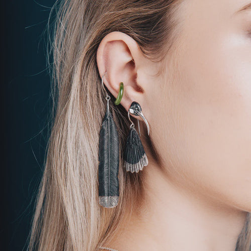 Nick Von K - Huia Feather Earrings