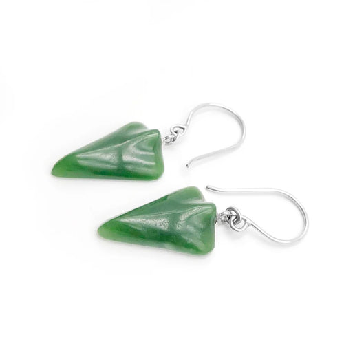 Nick Von K - Pounamu Jet Plane Earrings