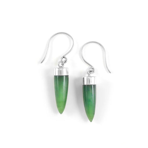 Nick Von K - Pounamu Point Earrings