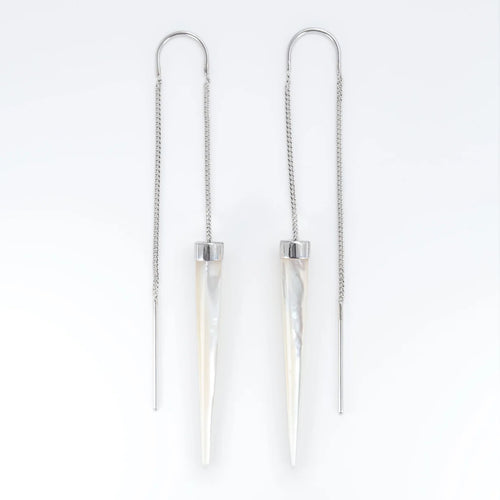 Nick Von K - Slipstream Earrings Mother of Pearl 2