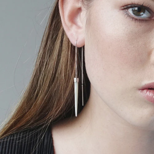 Nick Von K - Slipstream Earrings Mother of Pearl 2