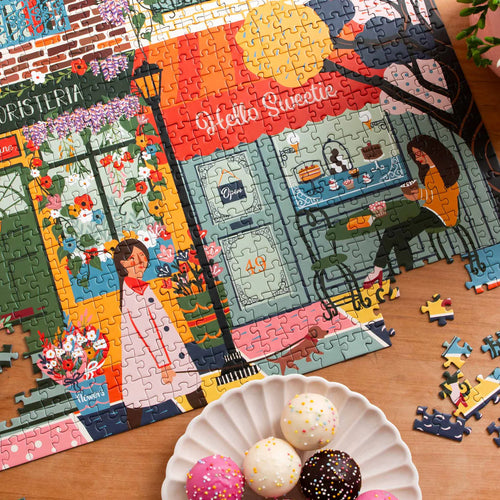 1000 Piece Jigsaw Puzzle -Blossom Lane