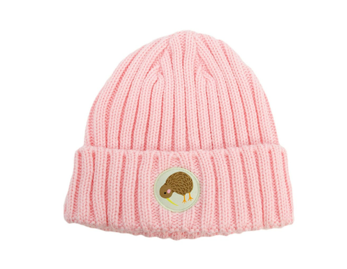 Kiwi Kids Beanie - Kiwi Pink