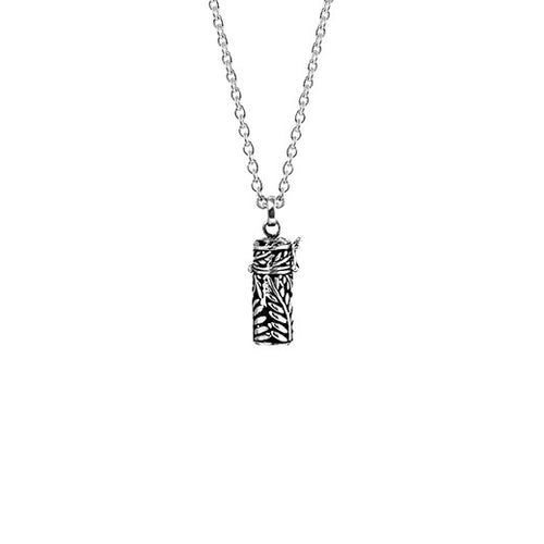 Silver Fern Locket with Chain (Natural Beauty)