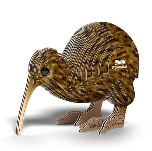 3D Cardboard Kit Set - Brown Kiwi