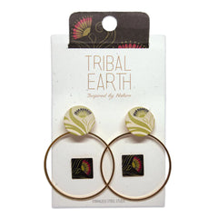 Tribal Earth Pohutukawa Earrings
