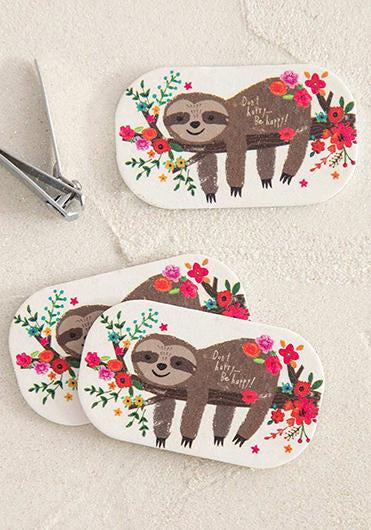 Emery Board Set of 3 Sloth
