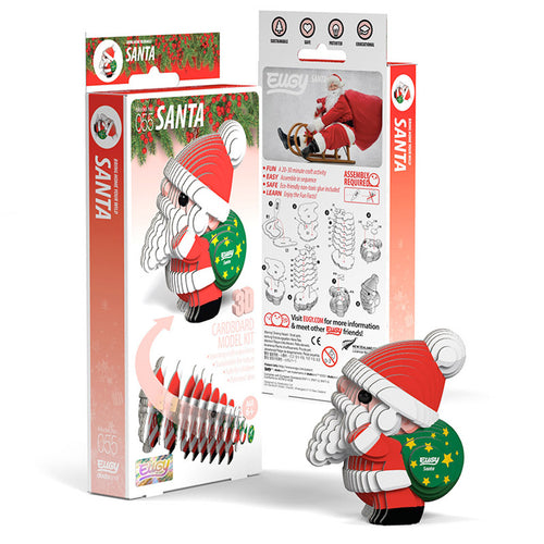 3D Cardboard Kit Set - Santa EUGY2
