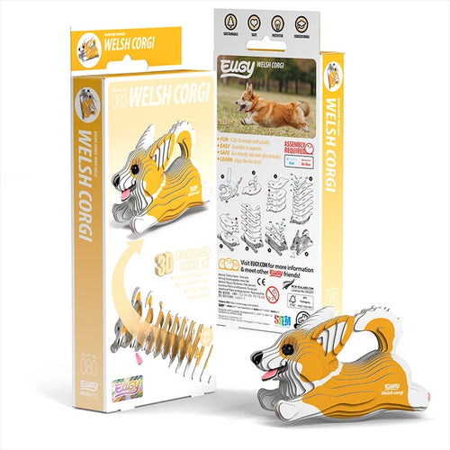 3D Cardboard Kit Set - Welsh Corgi