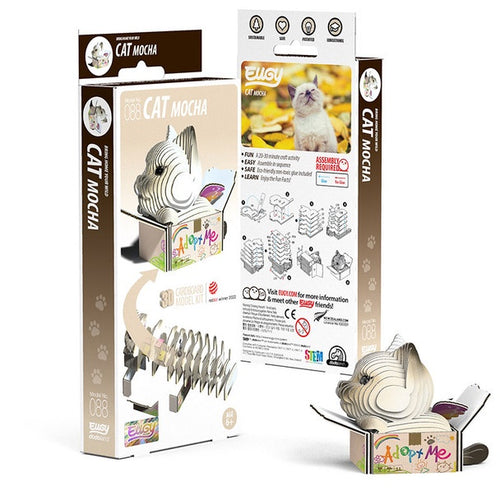 3D Cardboard Kit Set - Cat Mocha