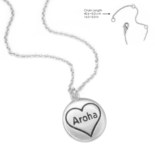 Silver Aroha Necklace