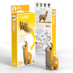 3D Cardboard Kit Set - Llama
