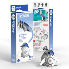 3D Cardboard Kit Set - Penguin