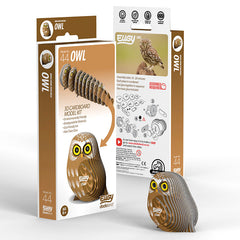 3D Cardboard Kit Set - Owl (Morepork)