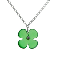 Glass Hydrangea Flower Pendant