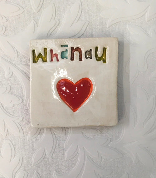 Ceramic Square Tile - Whānau