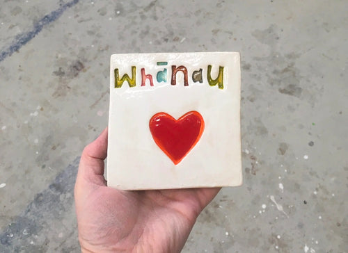 Ceramic Square Tile - Whānau