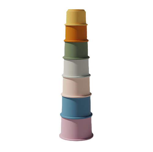 Silicone Stacking Cups Round