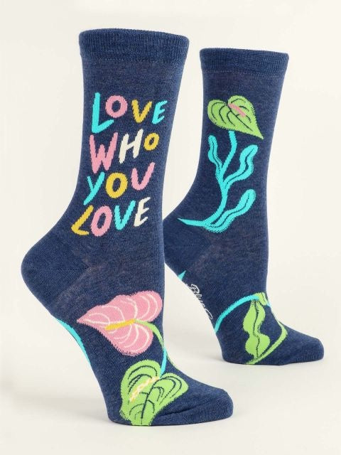 Women's Crew Socks - Love Who You Love