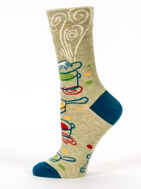 Women's Crew Socks - Get The Hell Out of My Kitchen