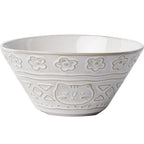 Cream White Ceramic Cat Bowl
