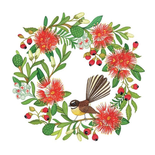 Christmas Card - Wolfkamp & Stone - Merry Christmas Floral