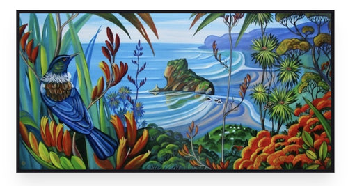 Box Frame - Piha Beach View