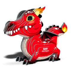 3D Cardboard Kit Set - Red Dragon