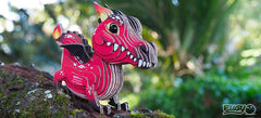 3D Cardboard Kit Set - Red Dragon