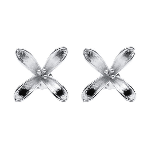 Sterling Silver Earrings - Silver Lily