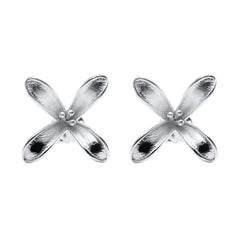 Sterling Silver Earrings - Silver Lily