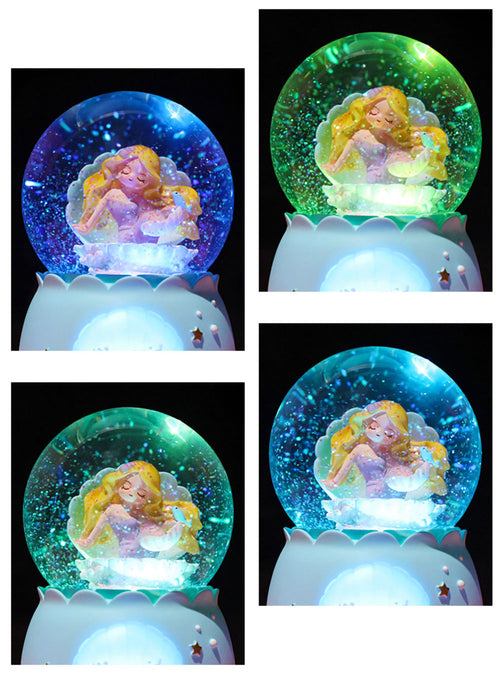 Little Mermaid Musical Snow Globe