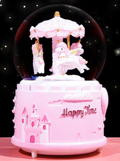 Carousel Musical Snow Globe