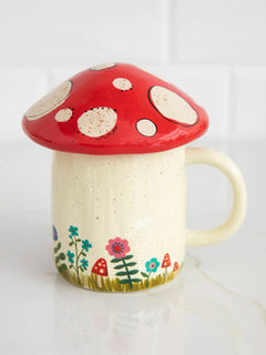 Mushroom Mug With Lid - Grow Own Way