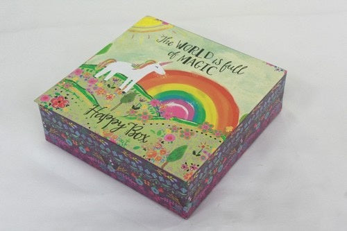 Happy Gift Box Empty Unicorn Magic